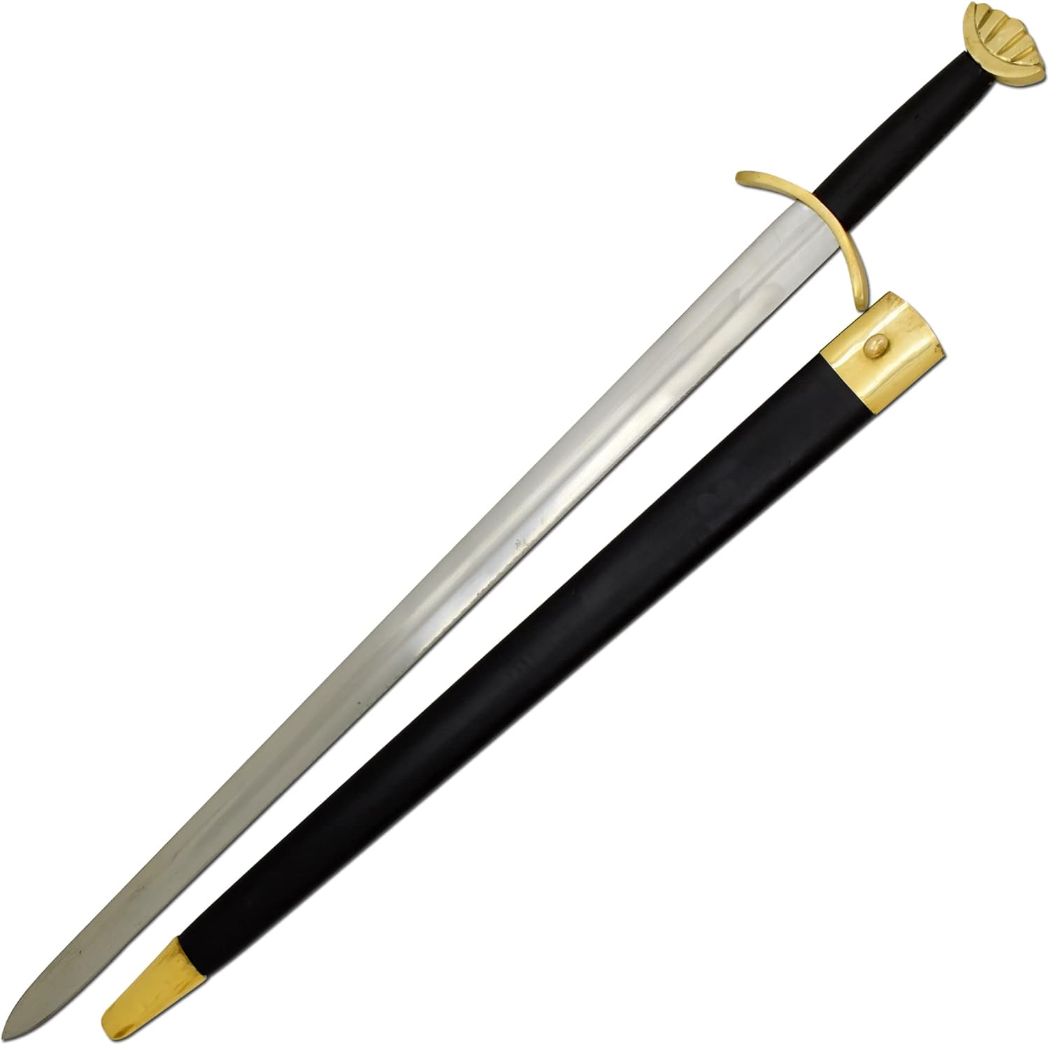 Hand Forged D2 Steel Sword Savage Brass Collector Tempered High Carbon Steel claymore sword viking