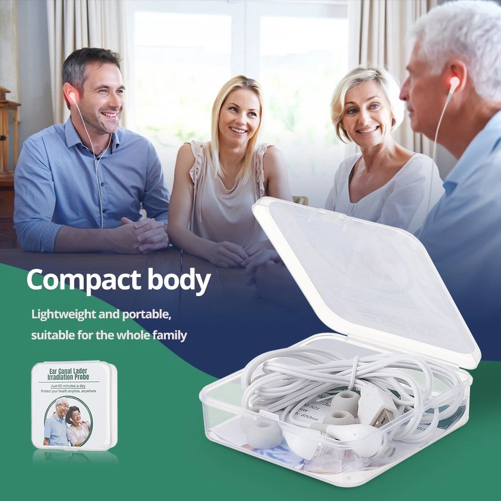 Low Level Laser Ear Therapy Device Gentle Ear Care and Relaxation Tool
