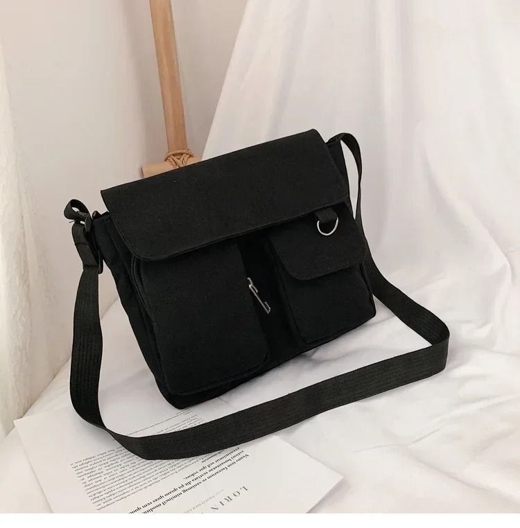 Harajuku Fashion Canvas Crossbody Bag