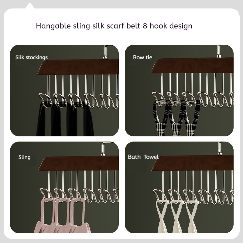 Multi-functional Women Storage Bra Hanger Organizer Durable Home Wardrobe Hanger for Men Tie Belt Bra Sling