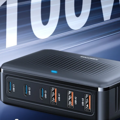 Fast Charging Type C Charger, Charger GaN Charger Ports Desktop, Portable Power Station for iPhone Xiaomi