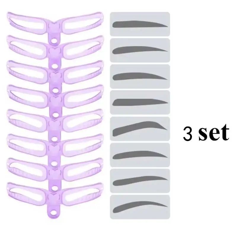 BrowPerfect 8-in-1 Eyebrow Stencil Kit – Reusable Brow Shaping Template Set