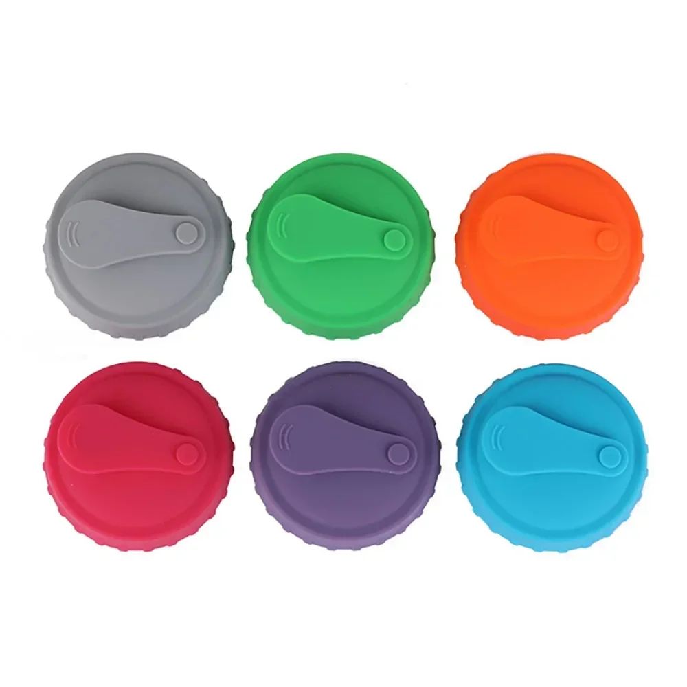 Reusable Silicone Can Lids 6PCS Soda and Beverage Cover