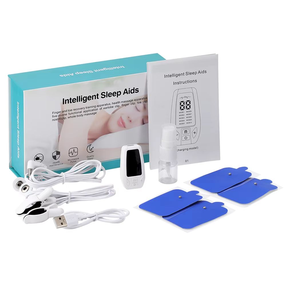 CalmWave CES Microcurrent Sleep Aid Device – Insomnia and Anxiety Relief Ear Clip
