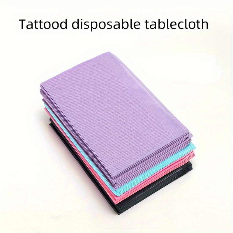 Disposable Waterproof Tattoo Clean Pads Tattoo Bibs, Table Covers, Patient Napkins for Dental & Tattoo Accessories