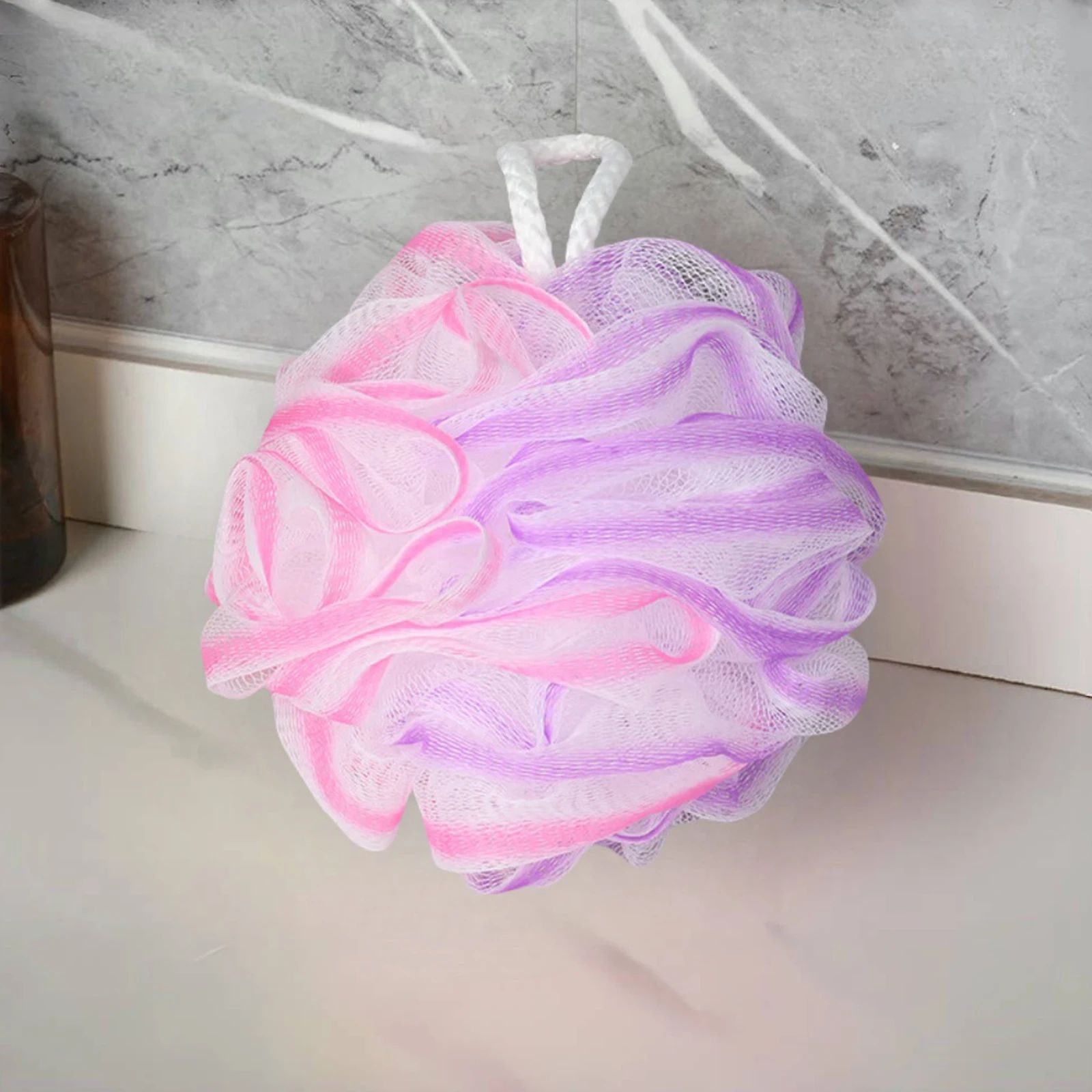 Exfoliating Bath Loofah Sponge Set Soft Mesh Shower Scrubber 2 Pack