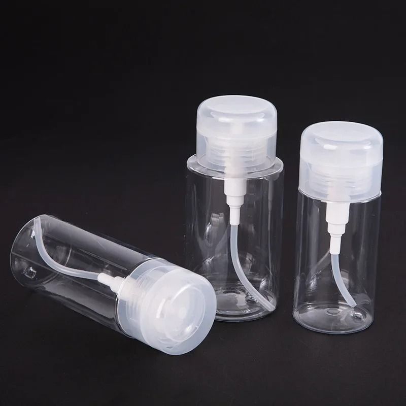 Refillable Press Pump Dispenser Bottle Set
