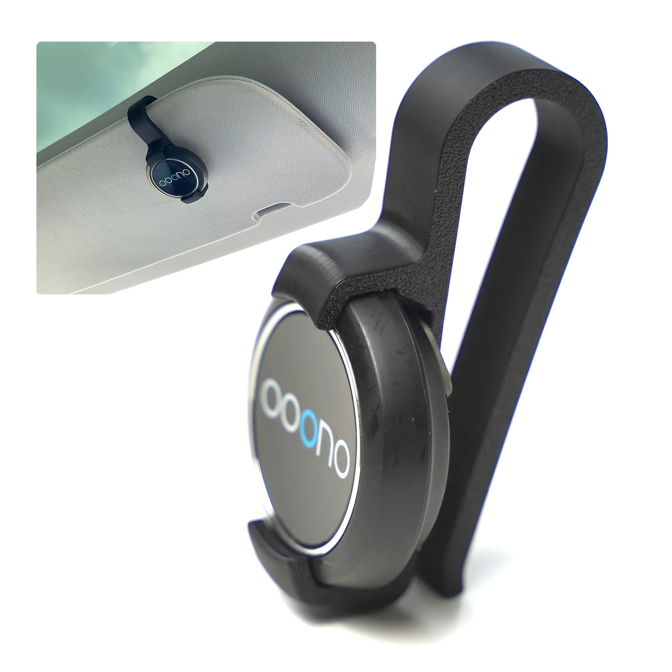 Universal Car Sun Visor Holder Clip Design Compatible with Co-Driver Durable Plastic Easy Installation