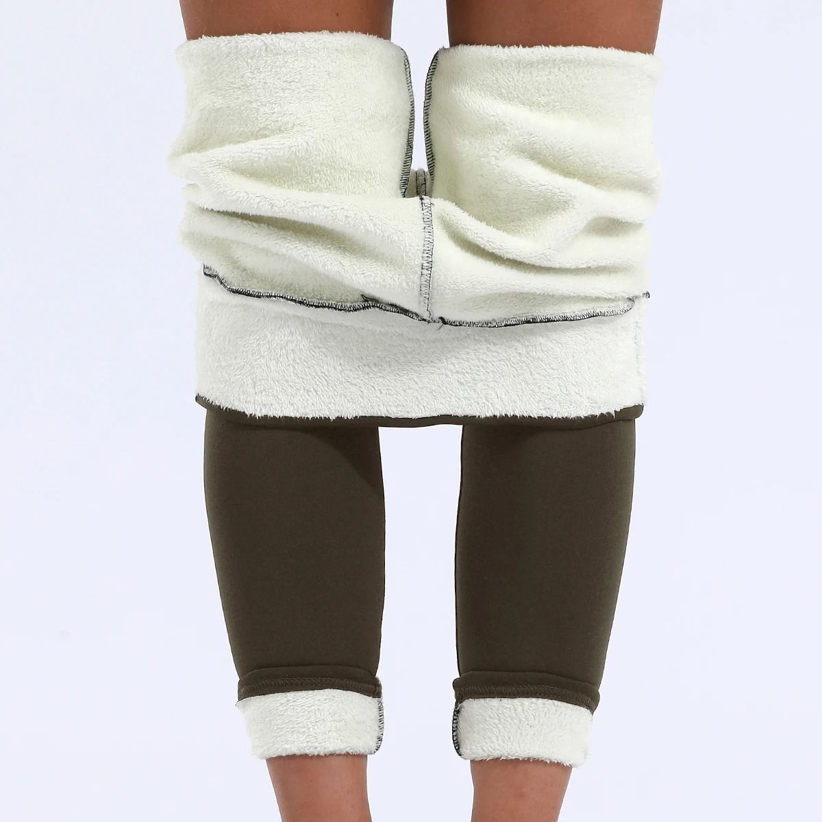 Women Velvet Winter Leggings Thick High Waist Warm Pants