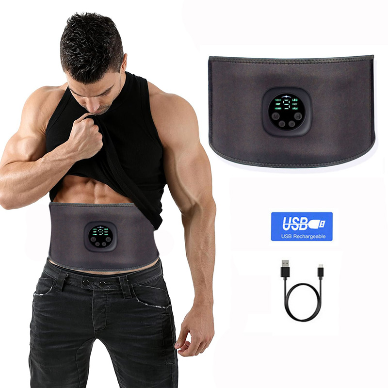 EMS Muscle Stimulator Abdominal Toning Belt  Smart Abs Trainer for Weight Loss & Home Fitness