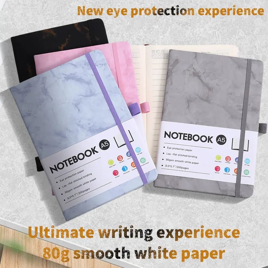 Professional A5 Paper Notebook – Thickened Page Executive Planner & Compact Lightweight Office Journal