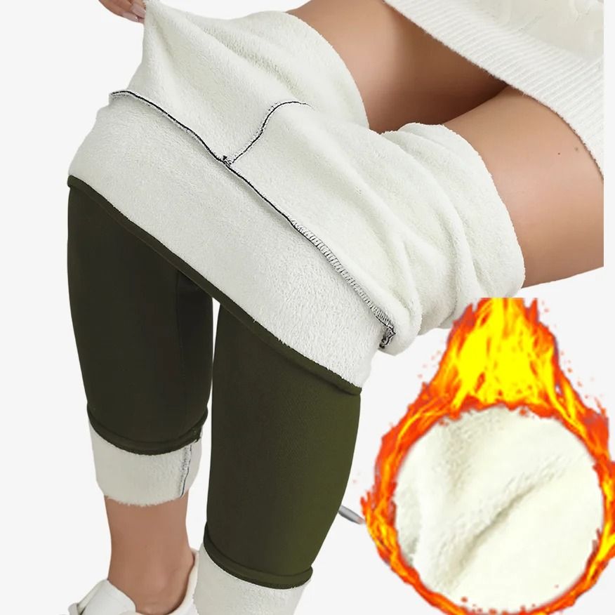 Super Warm Winter Leggings Women High Waist Stretch Velvet Pants