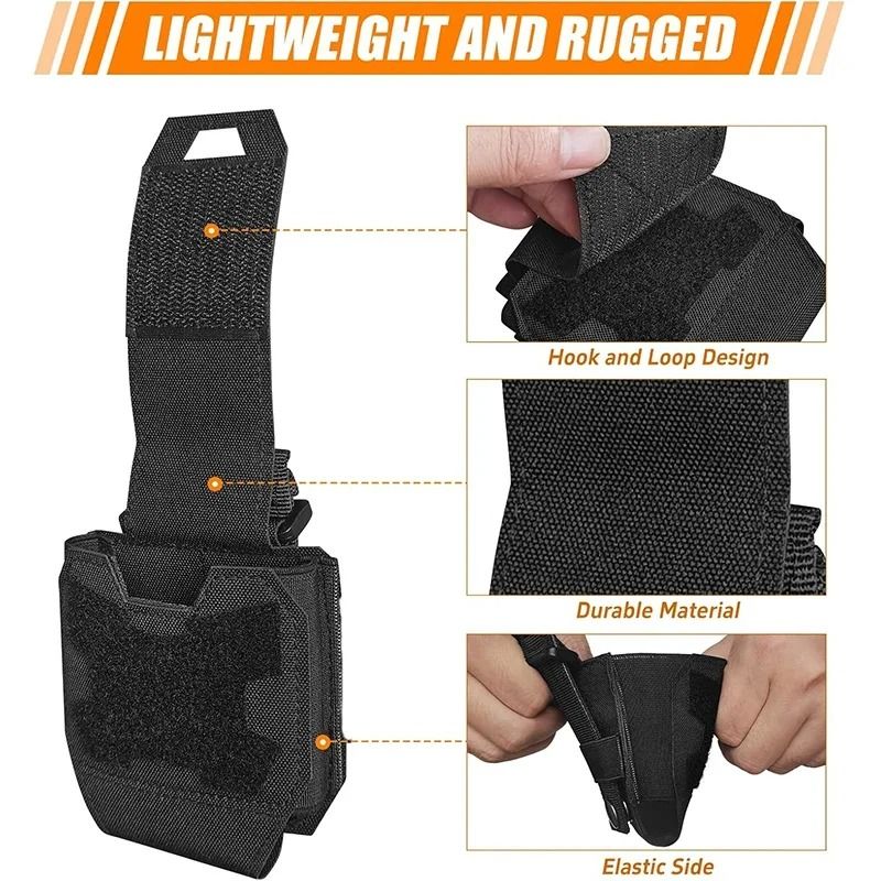 Universal Handcuff Waist Pouch with Quick Release Closure