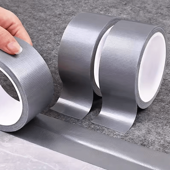 2-Roll Heavy Duty Duct Tape – Super Sticky Cloth Tape for Carpet Binding Tape and Industrial Repairs