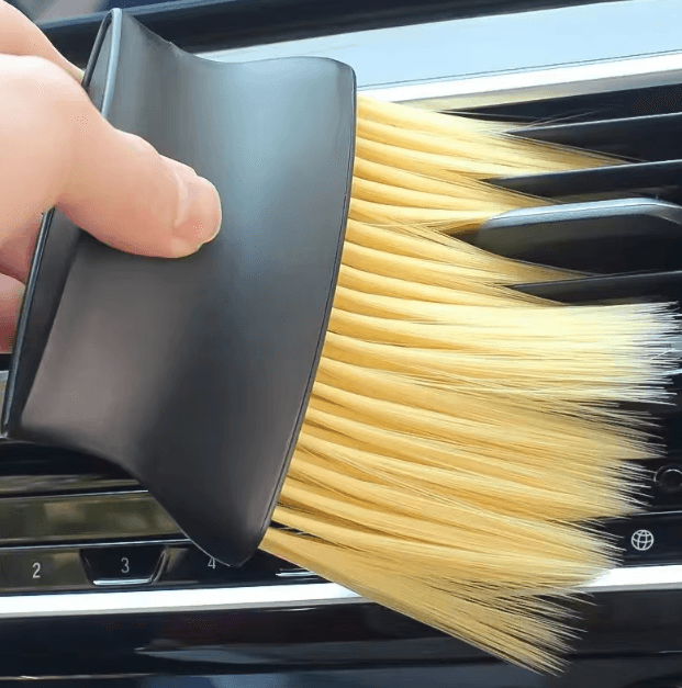 Car Interior Cleaning Brush Soft Bristle Detailing Tool for Dashboard Air Vent and Crevice Cleaning