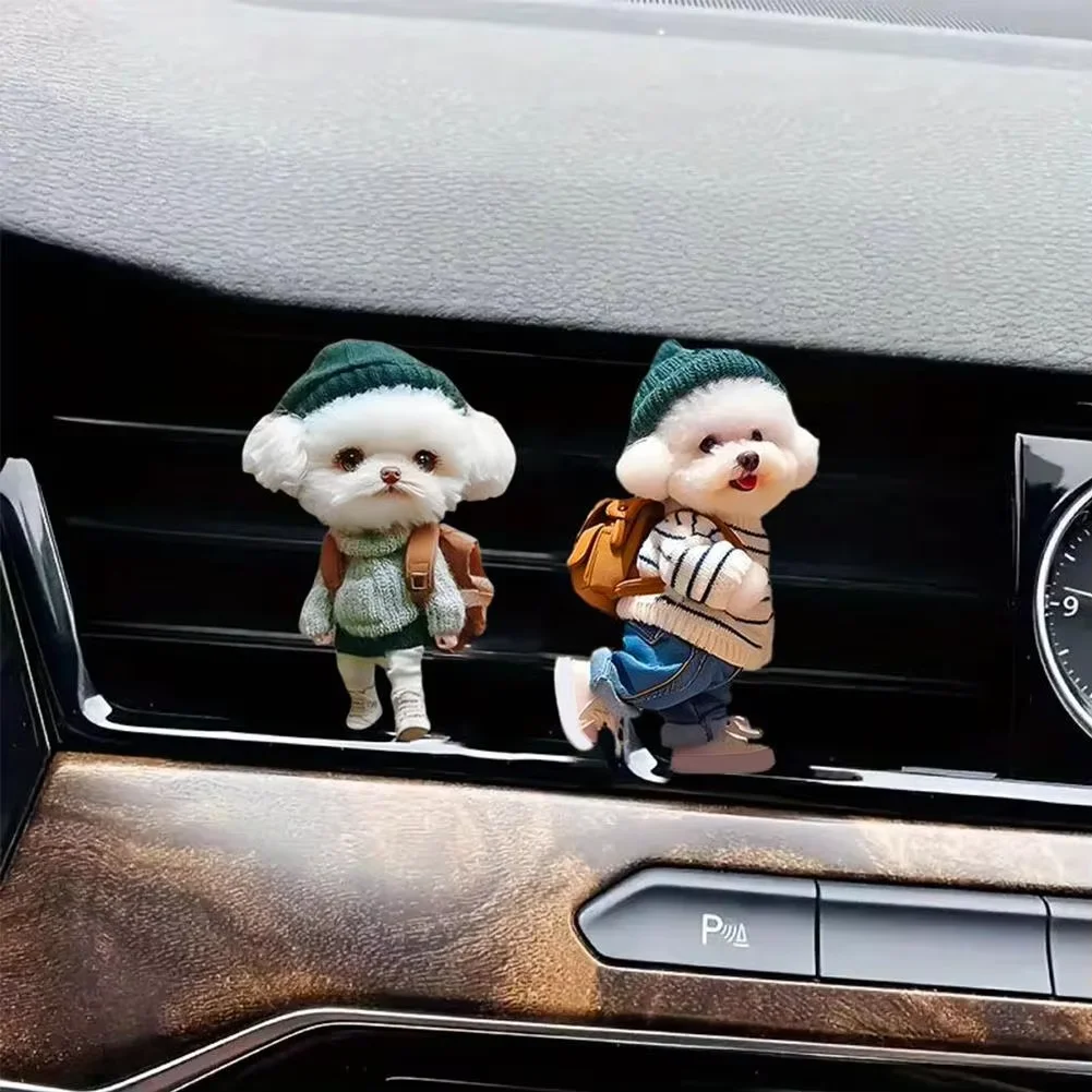 Hoodie Kitten Ventilating Clip Car Decoration, Long-Lasting Fragrance, Aromatherapy Acrylic Accessories