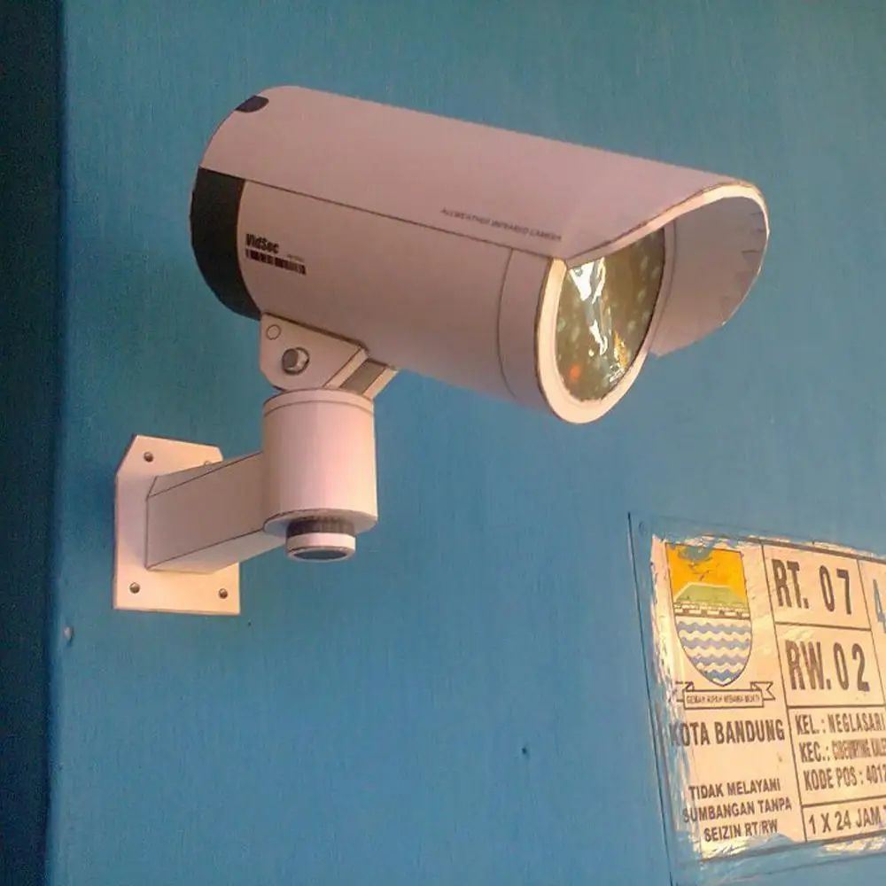 Dummy CCTV Camera with LED Security Light