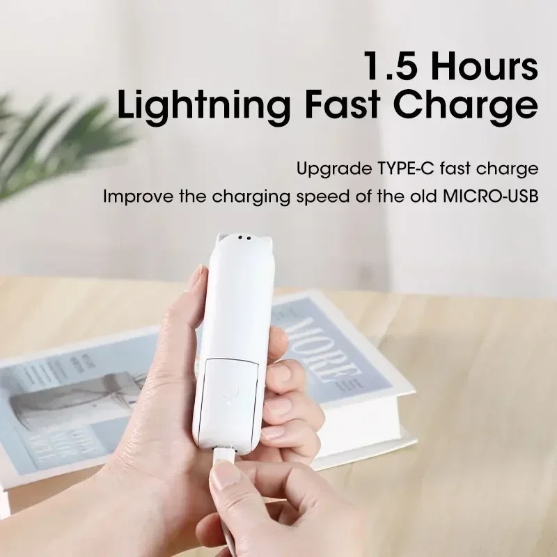 Dual Cooling Mini Fan, USB Rechargeable Handheld Fan, Folding Fan with Power Bank for Outdoor Travel and Camping