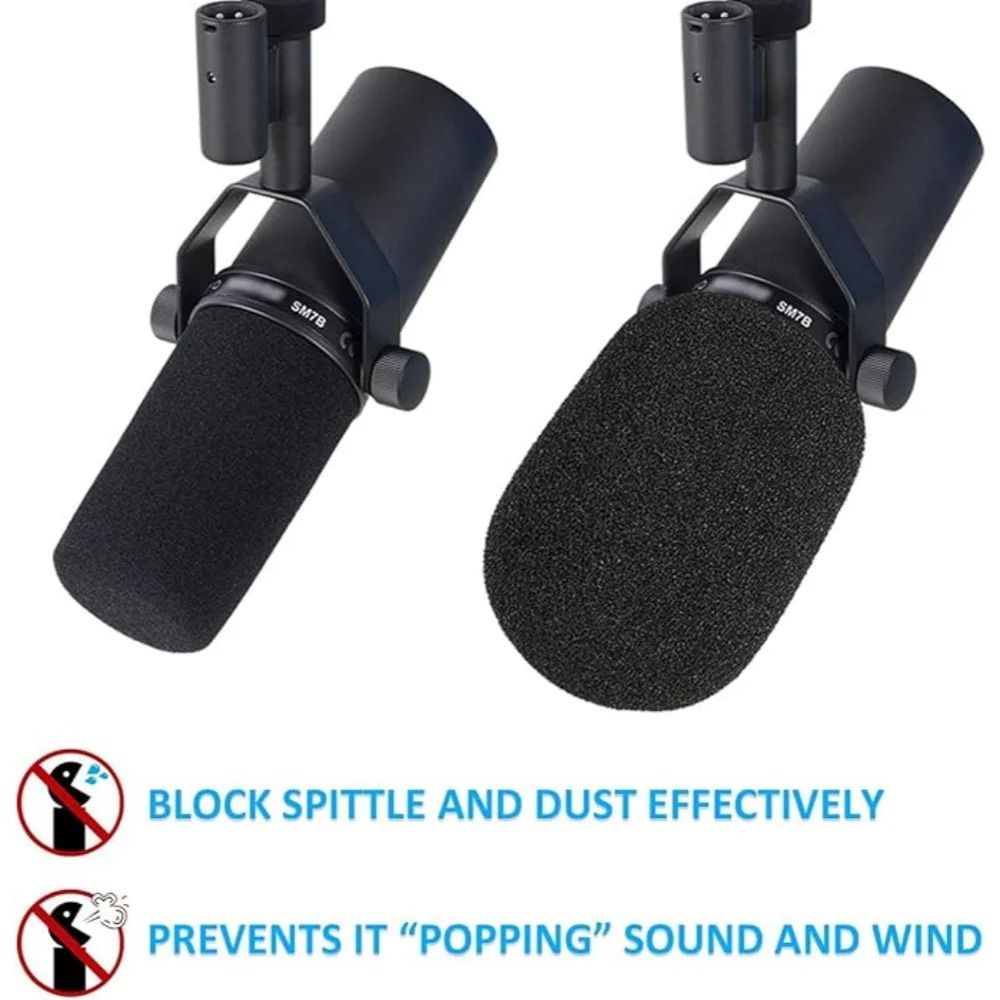 Professional Microphone Windscreen and Noise Reduction Foam Set