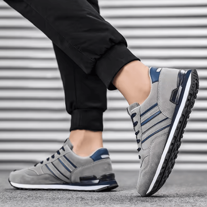 Artificial Leather Men Casual Shoes – Breathable Lightweight Spring Sneakers