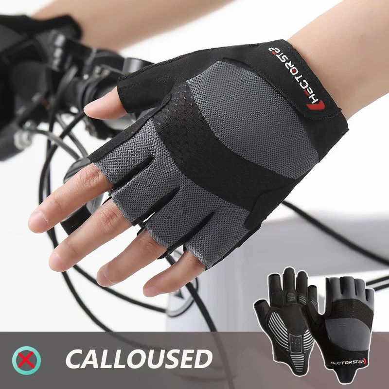 Breathable Anti-Slip Cycling Gloves Half-Finger Padded for Outdoor Sports Riding Running Gym Fitness