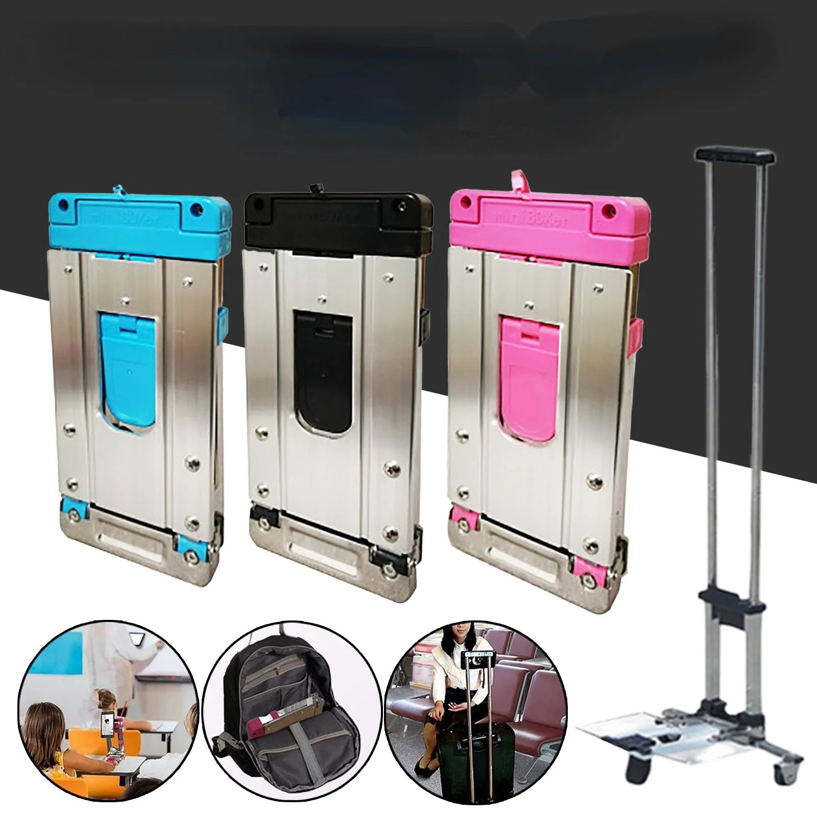 Folding Portable Mini Shopping Trolley Cart