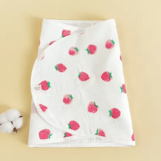 CalmNest Anti Startle Baby Swaddle Wrap Cotton Muslin Blanket