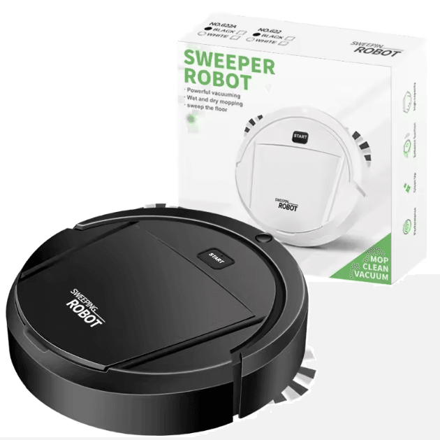 Smart Automatic Robot Vacuum Cleaner Wet & Dry Sweeping USB Rechargeable Home Cleaner