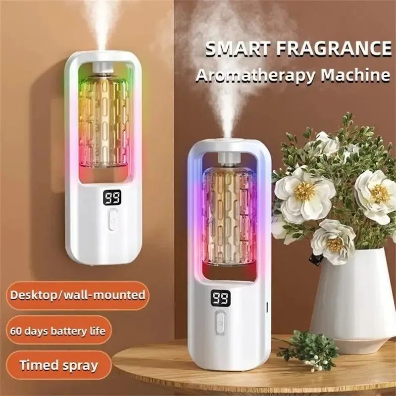 Smart Automatic Aromatherapy Machine – Multi-Mode Perfume Diffuser Mini Oil Diffuser with 5-Level Adjustment