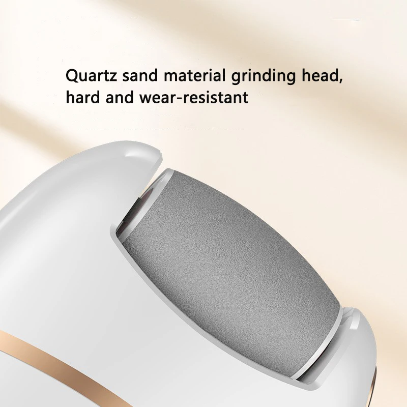 Electric Foot Grinder – Rechargeable Leather Polishing Tool with Grinding Heads for Smooth, Soft Feet