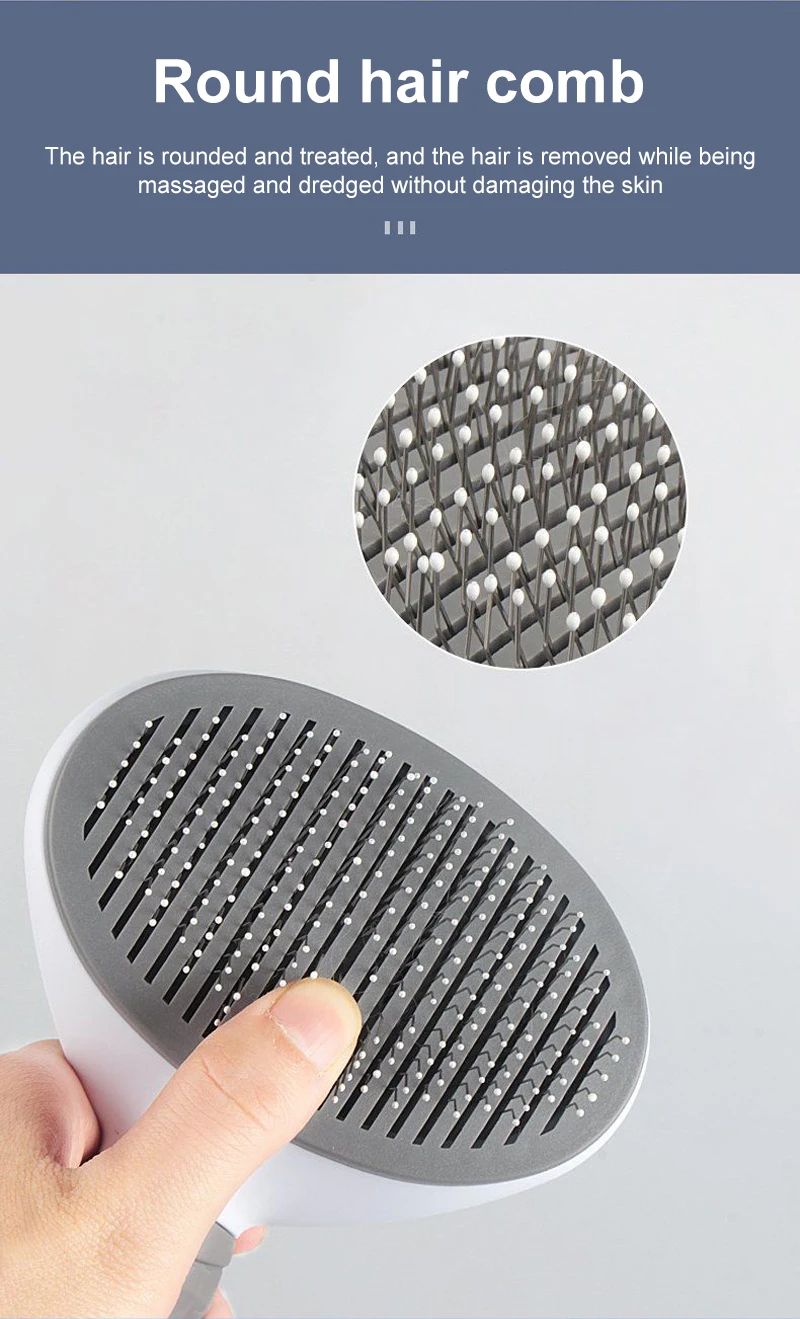 Pet Hair Remover Grooming Brush Comb