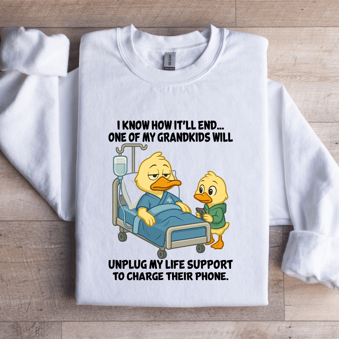 I Know How It'll End One Of My Grandkids Sweatshirt