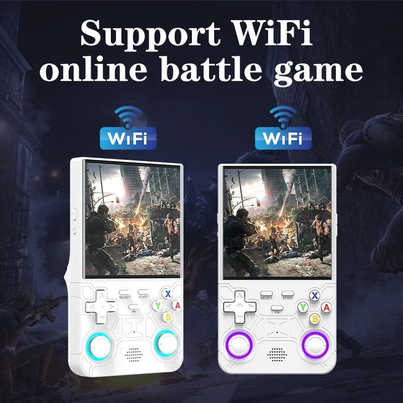 R36 Ultra Retro Handheld Game Console with 4 Inch Screen and Open Source Linux System