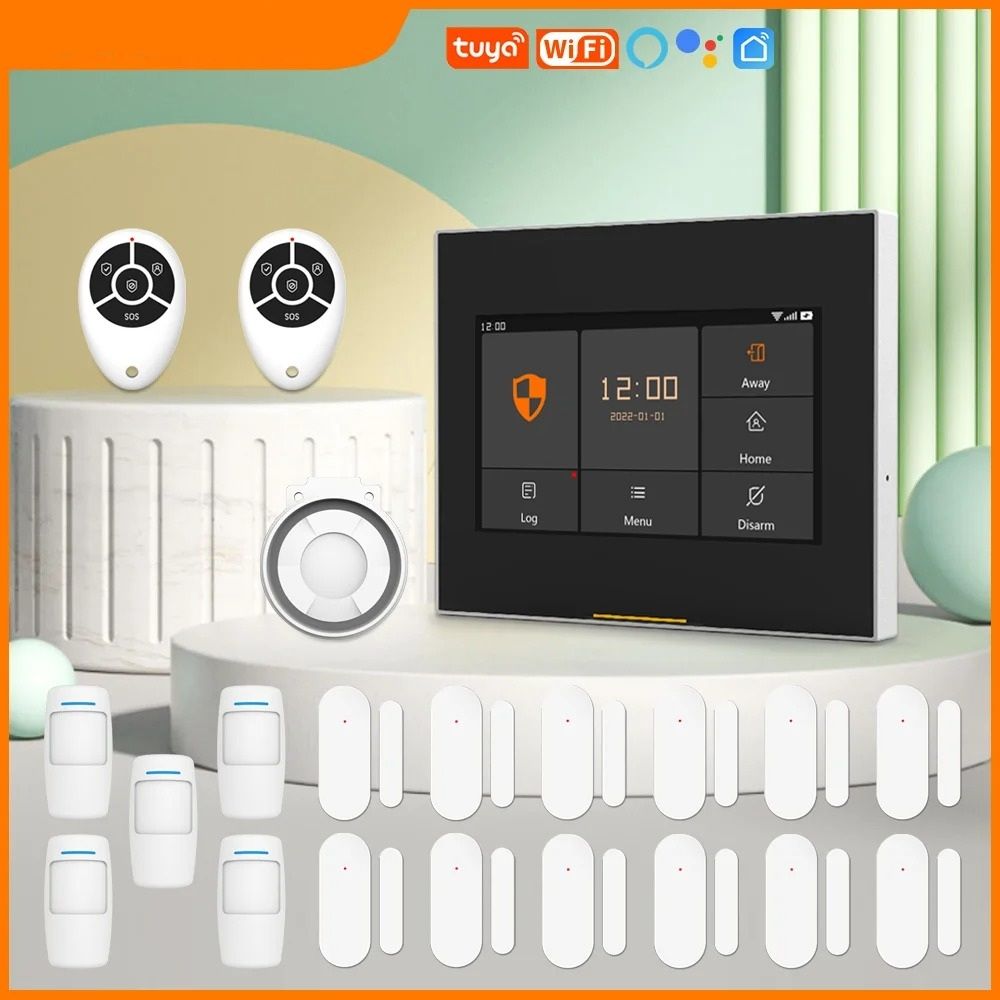 Smart WiFi Home Security Hub – 4.3 Inch Touchscreen Protection Kit