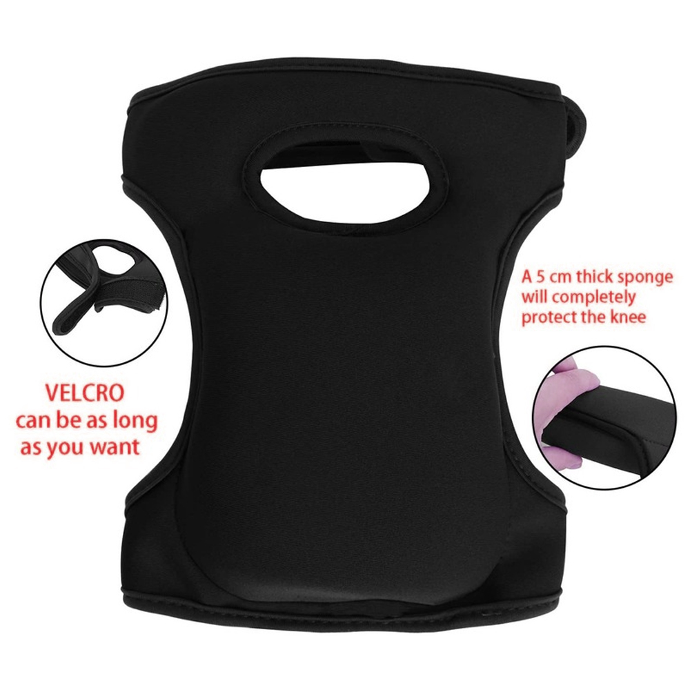 Strong Adjustable Straps Knee Pads with Non-Slip Thick Extra Foam Cushion for Gardening, Scrubbing Floors