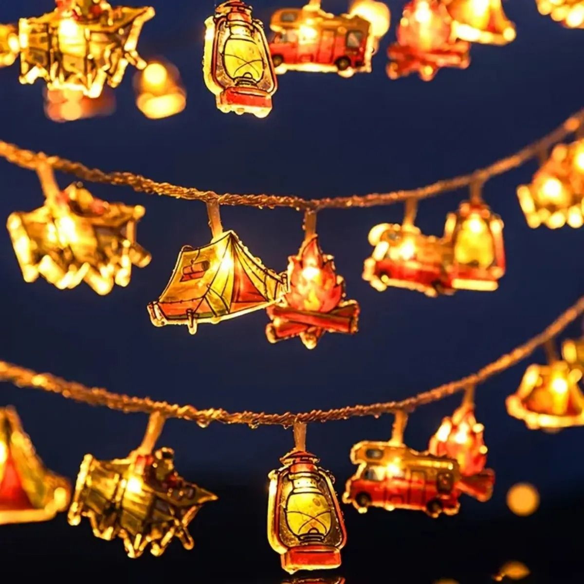 LED Camping Pattern String Lights