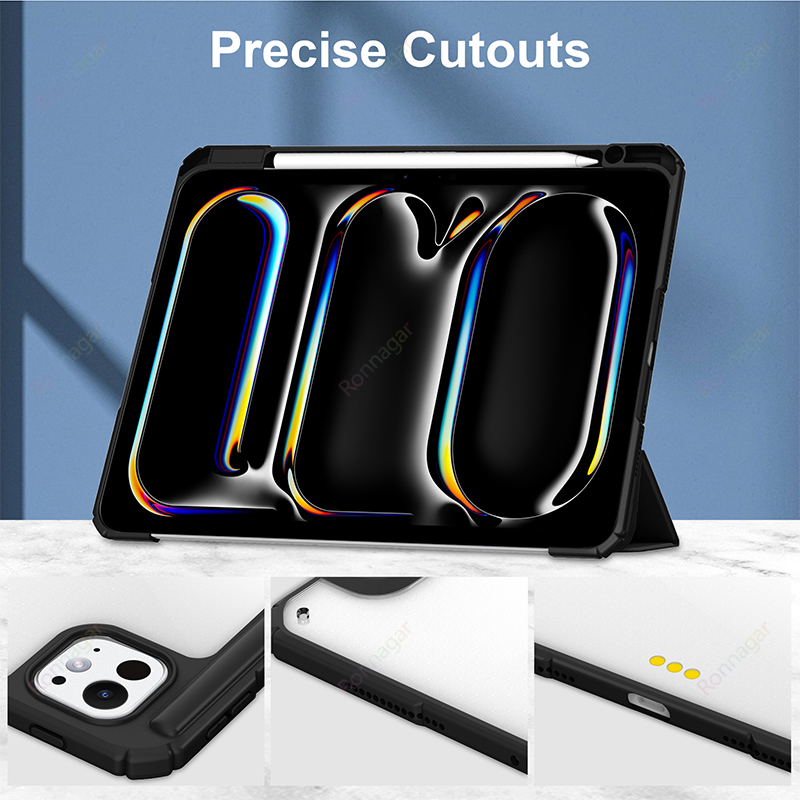 Universal iPad Air case with Magnetic Stand Cover & Stylus Loop