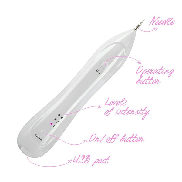 Revolutionary Skin Care - Plasma Pen Skin Tag & Mole Remover with Long-Lasting Battery, USB Rechargeable