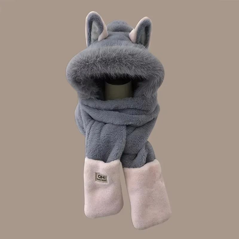 Luxury Faux Fox 3-in-1 Thermal Winter Hood