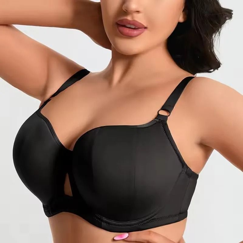 Womens Push Up Minimizer Bra Full Cup Underwire Lingerie