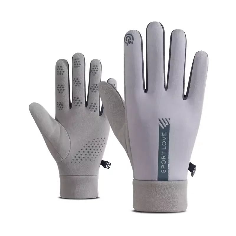 Women Autumn Winter Waterproof Anti Slip Cycling Gloves