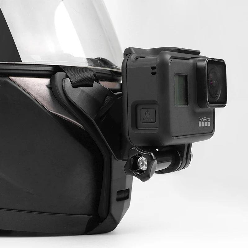 Motorcycle Helmet Phone Stand Mount Holder for GoPro Hero Adjustable Action Sports Camera Accessories for POV Shots