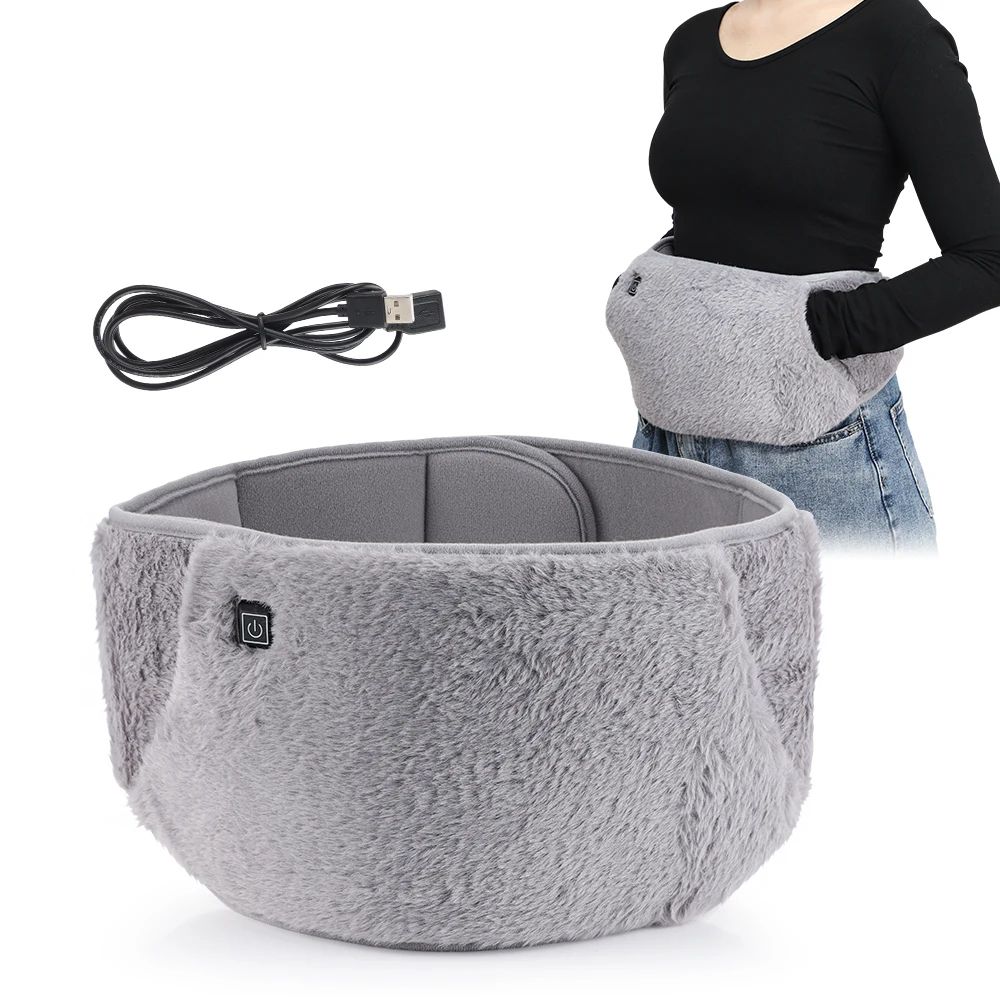 USB Electric Heating Waist Belt Hot Compress Warmer