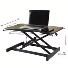 Ultra Slim Standing Desk Riser Height Adjustable Sit Stand Desktop Converter