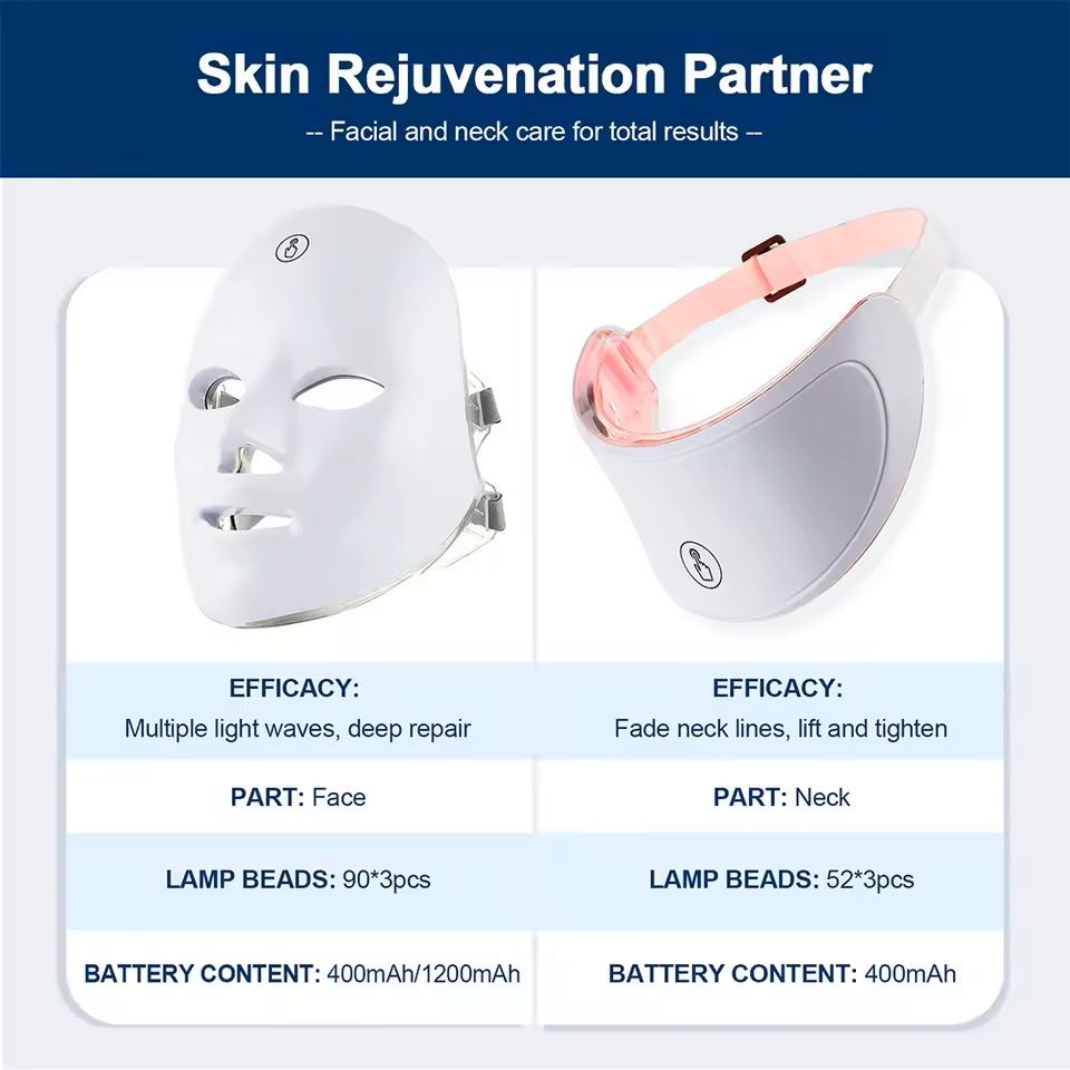 LED Face and Neck Beauty Massager