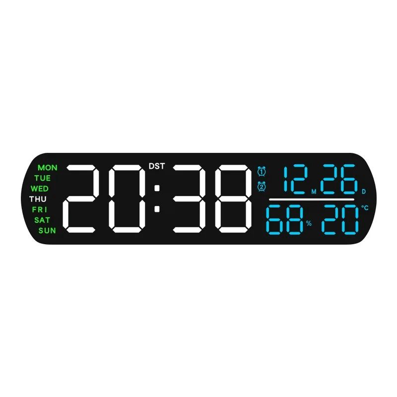 Wide-View Pro Digital Smart Clock The Ultimate All-in-One Desk Station