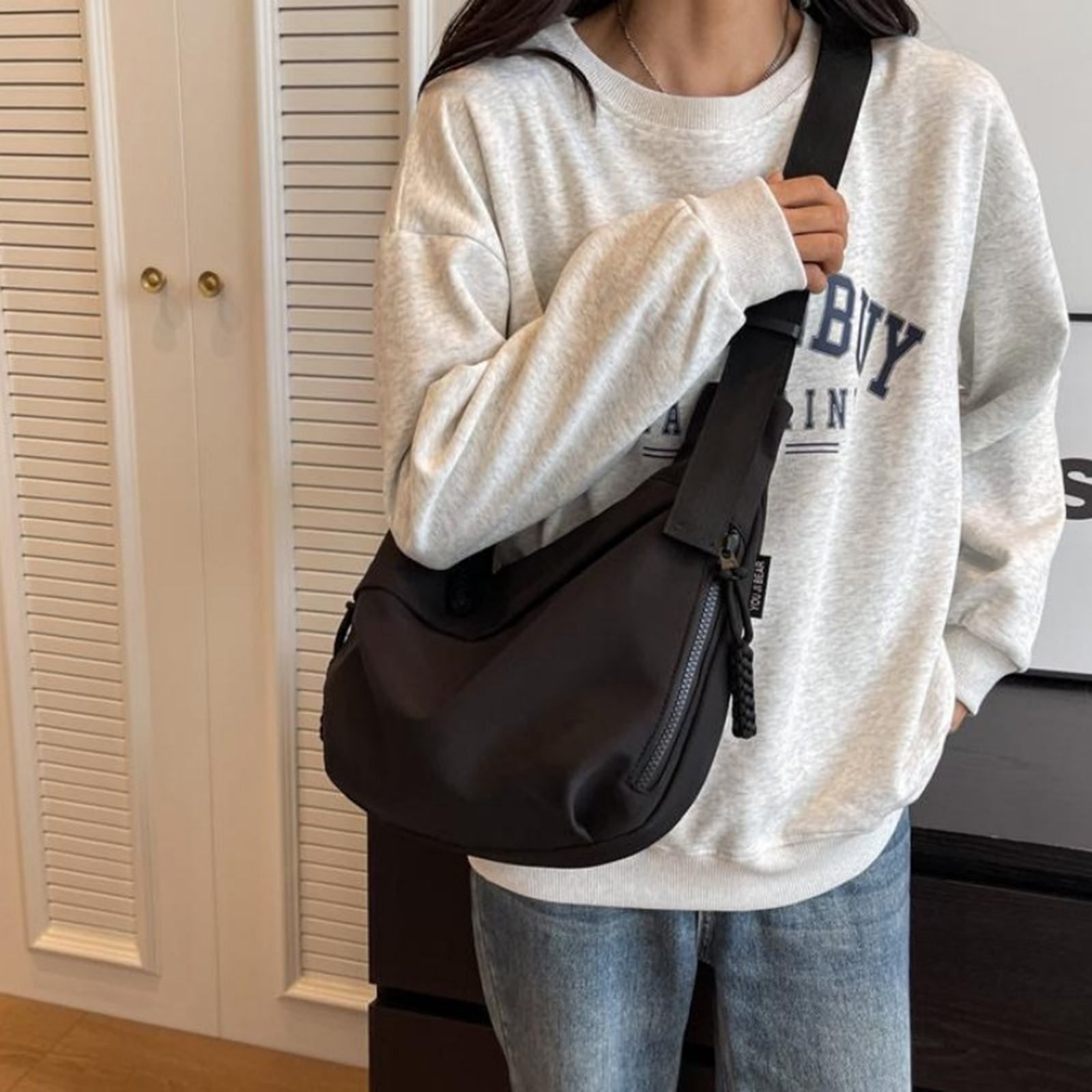 Large Capacity Commuting Crossbody Bag, New Style Classy Fashion Single Shoulder Bag, Thoughtful Gift for Office Workers