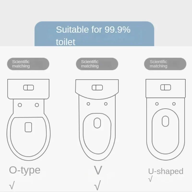 Winter Warm Toilet Seat Cover Cushion – Thick Soft Washable Bathroom Closestool Pad with Handle