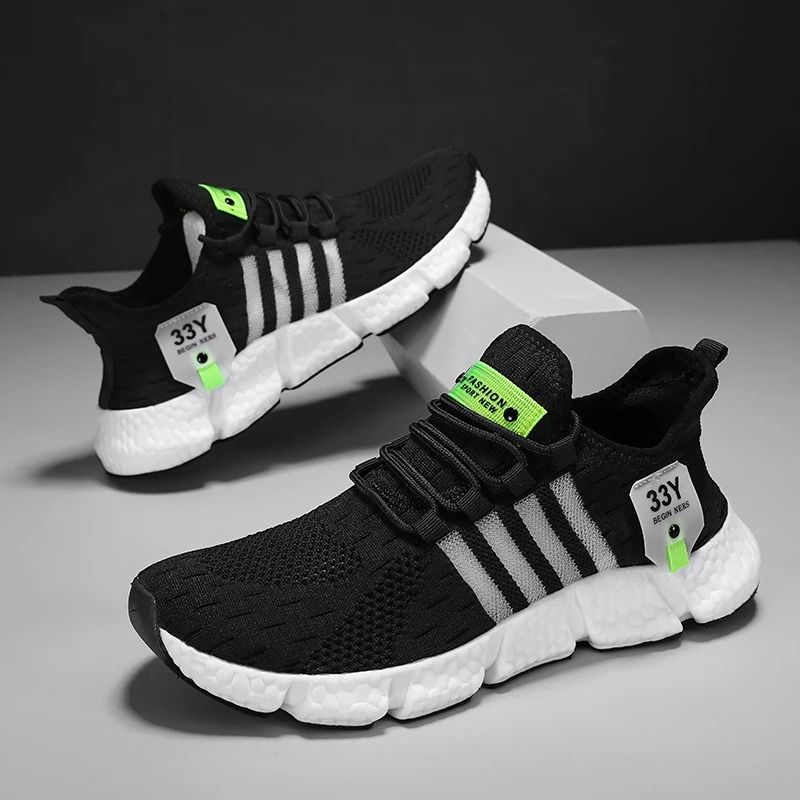 Mens Breathable Mesh Lightweight Walking and Running Sneakers