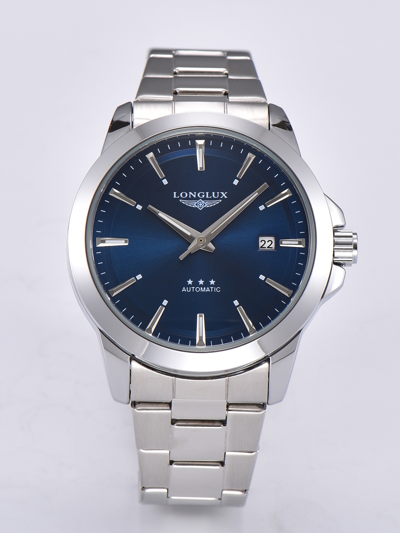 Men's Automatic Business Watch Waterproof Stainless Steel Luminous Mechanical Watch